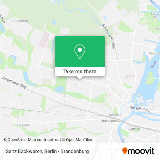 Seitz Backwaren map