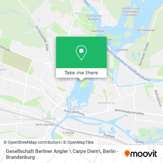 Карта Gesellschaft Berliner Angler \ Carpe Diem\