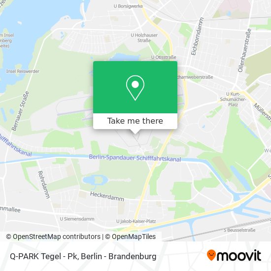 Q-PARK Tegel - Pk map