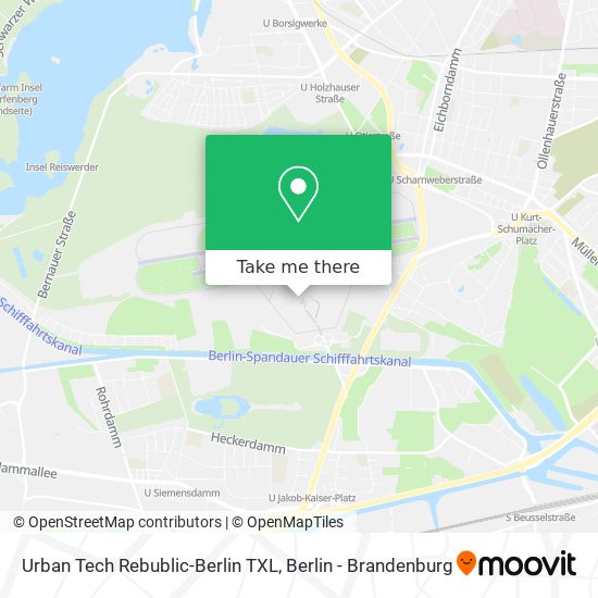 Urban Tech Rebublic-Berlin TXL map