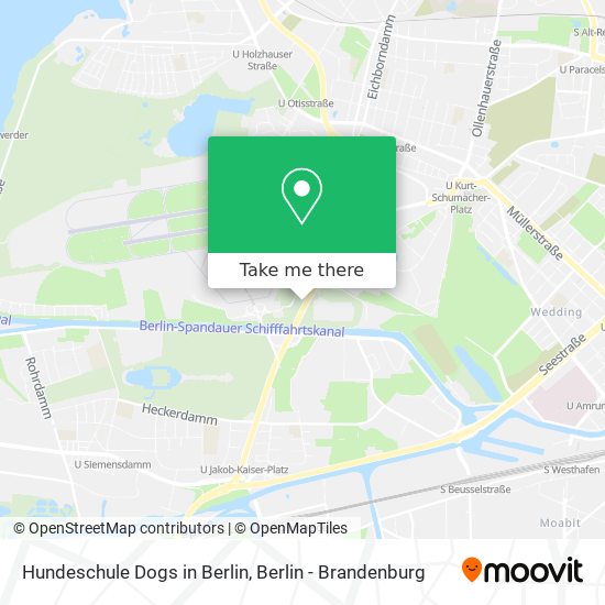 Карта Hundeschule Dogs in Berlin