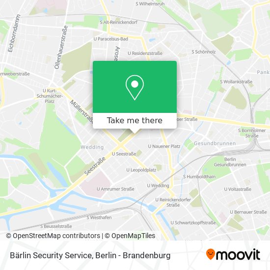 Bärlin Security Service map