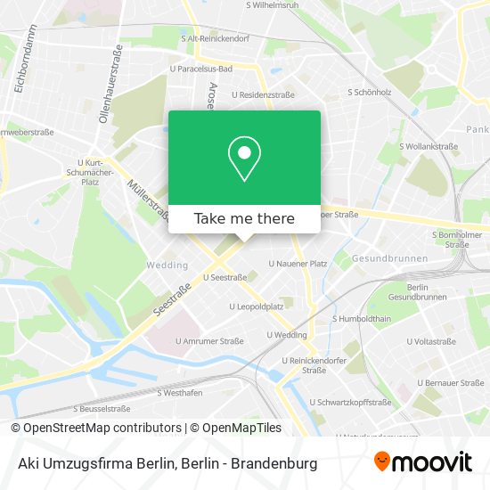 Aki Umzugsfirma Berlin map