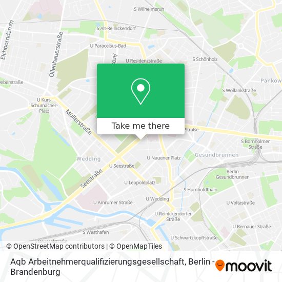 Aqb Arbeitnehmerqualifizierungsgesellschaft map