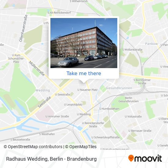 Radhaus Wedding map