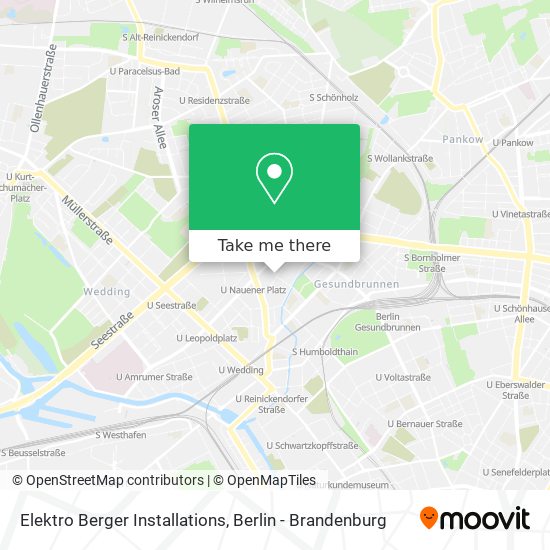 Elektro Berger Installations map