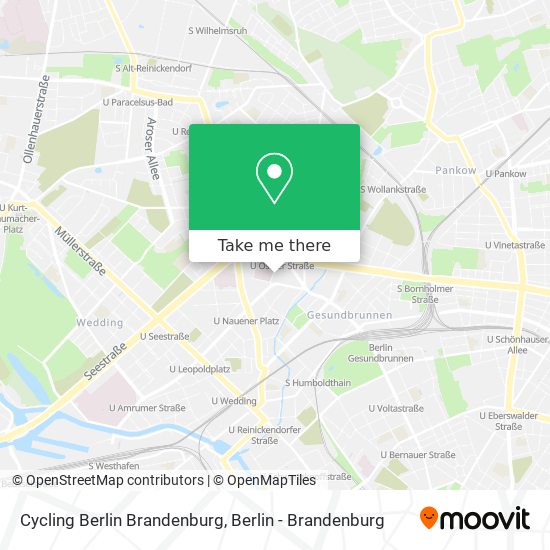 Карта Cycling Berlin Brandenburg