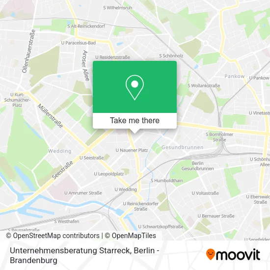 Карта Unternehmensberatung Starreck