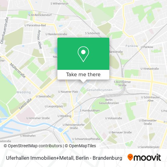 Uferhallen Immobilien+Metall map