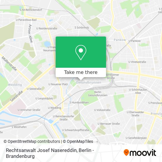 Rechtsanwalt Josef Nasereddin map