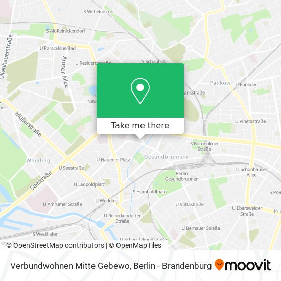 Карта Verbundwohnen Mitte Gebewo