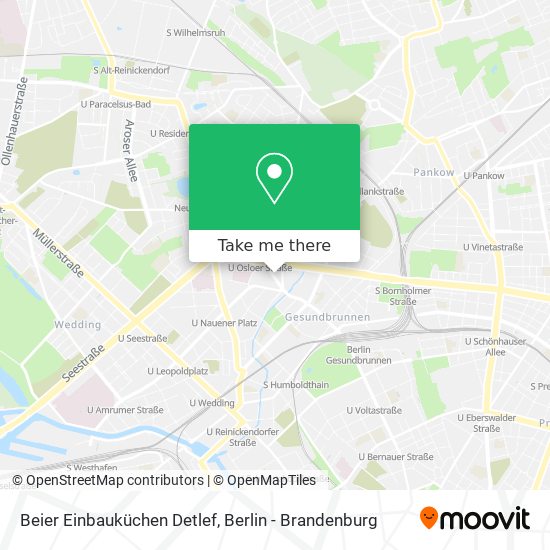 Beier Einbauküchen Detlef map