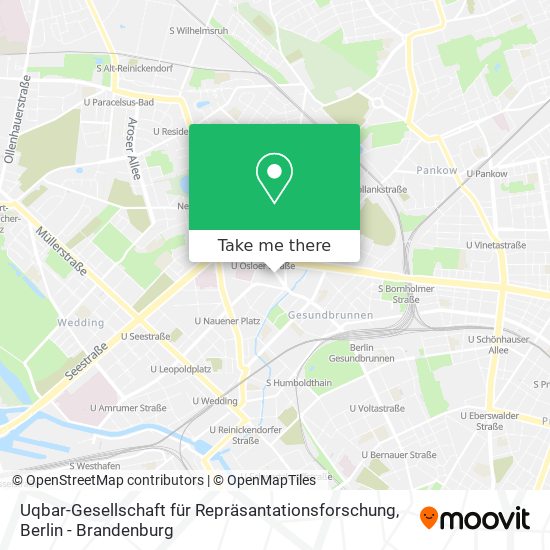 Карта Uqbar-Gesellschaft für Repräsantationsforschung
