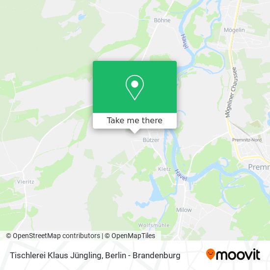 Tischlerei Klaus Jüngling map