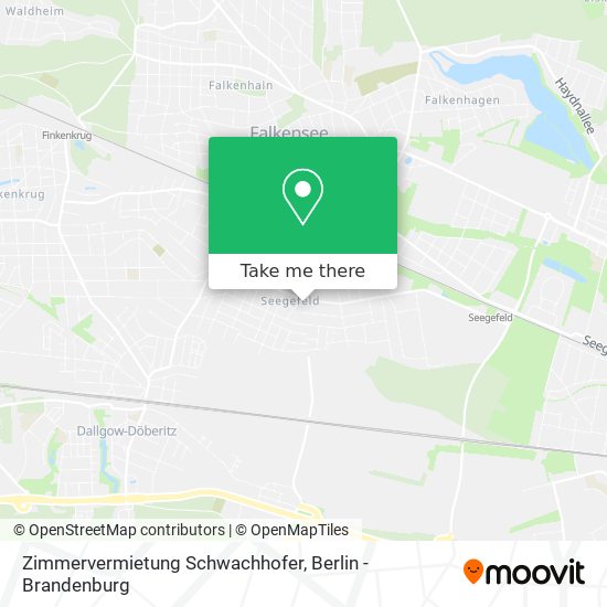 Карта Zimmervermietung Schwachhofer