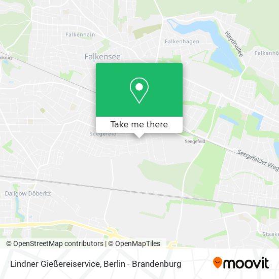 Lindner Gießereiservice map