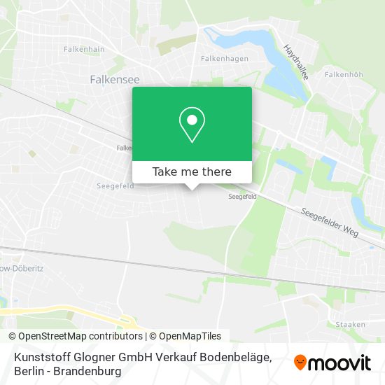 Kunststoff Glogner GmbH Verkauf Bodenbeläge map