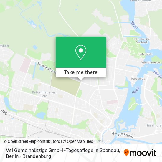 Карта Vsi Gemeinnützige GmbH -Tagespflege in Spandau