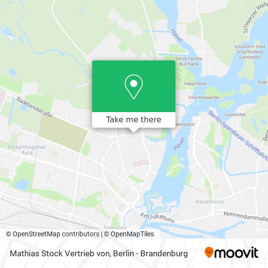 Карта Mathias Stock Vertrieb von