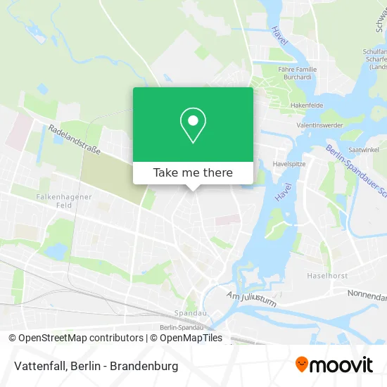 Карта Vattenfall