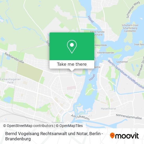 Bernd Vogelsang Rechtsanwalt und Notar map