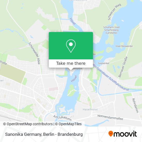 Sanonika Germany map