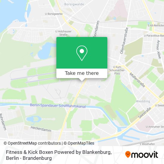 Карта Fitness & Kick Boxen Powered by Blankenburg