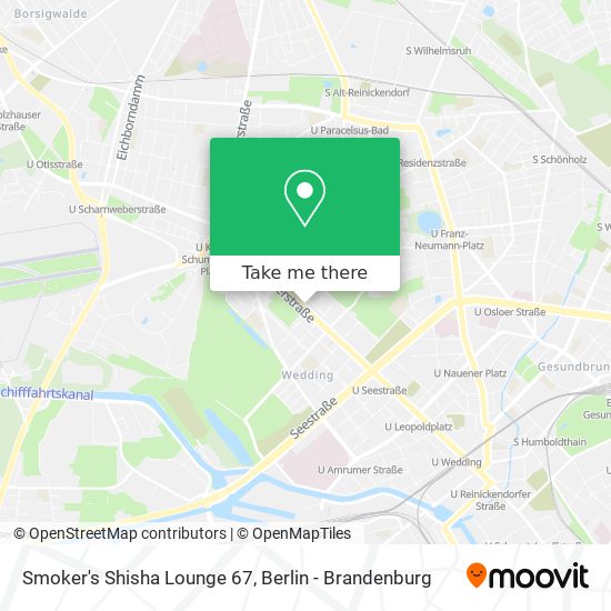 Карта Smoker's Shisha Lounge 67