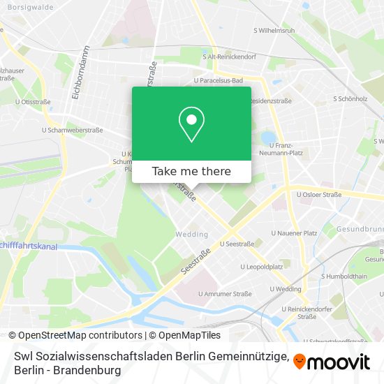 Swl Sozialwissenschaftsladen Berlin Gemeinnützige map