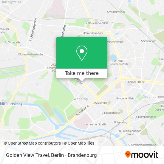 Golden View Travel map