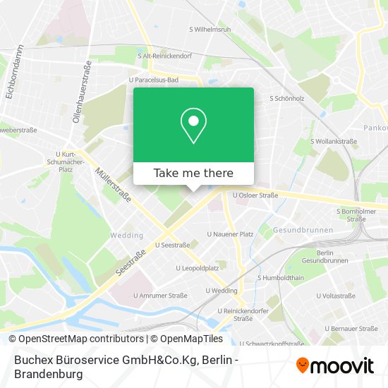 Карта Buchex Büroservice GmbH&Co.Kg