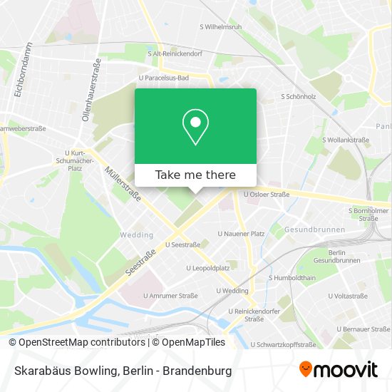 Skarabäus Bowling map