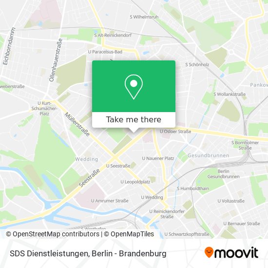 SDS Dienstleistungen map