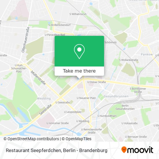 Restaurant Seepferdchen map