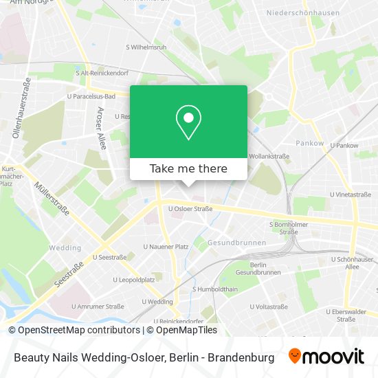 Beauty Nails Wedding-Osloer map