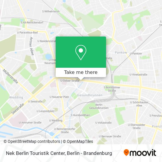 Nek Berlin Touristik Center map