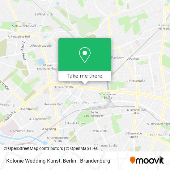 Карта Kolonie Wedding Kunst