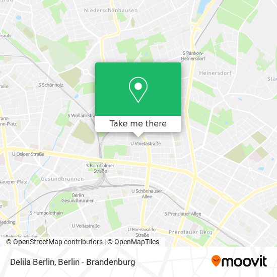 Карта Delila Berlin