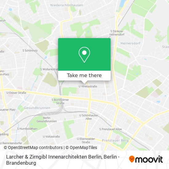 Карта Larcher & Zirngibl Innenarchitekten Berlin