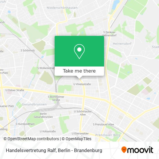 Handelsvertretung Ralf map