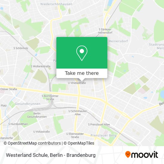 Westerland Schule map