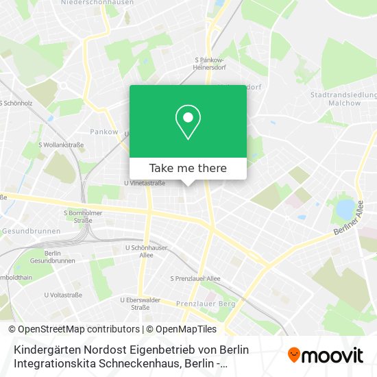 Kindergärten Nordost Eigenbetrieb von Berlin Integrationskita Schneckenhaus map