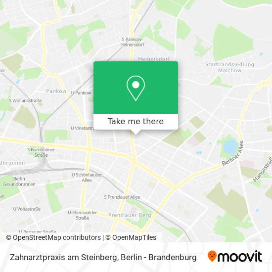 Карта Zahnarztpraxis am Steinberg