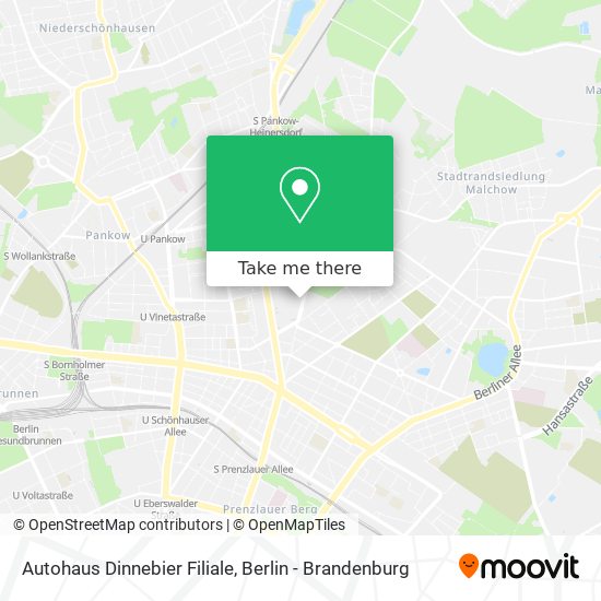 Autohaus Dinnebier Filiale map