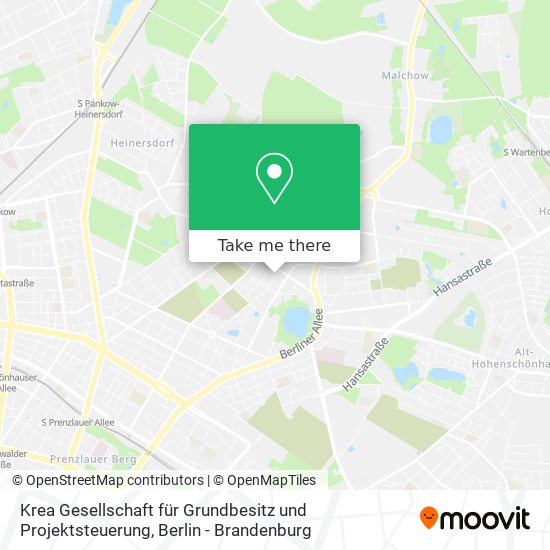 Krea Gesellschaft für Grundbesitz und Projektsteuerung map