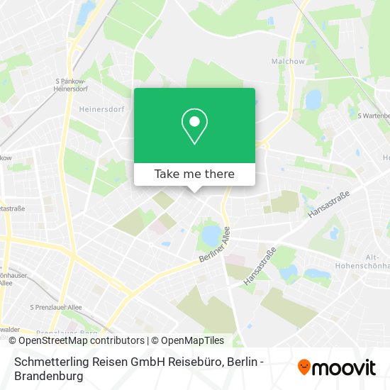 Schmetterling Reisen GmbH Reisebüro map