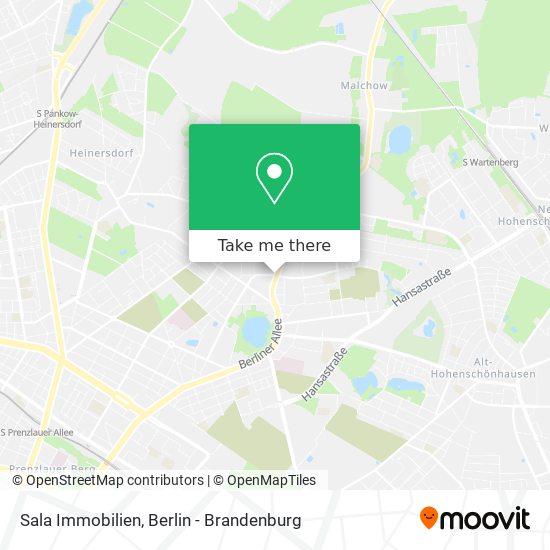 Sala Immobilien map