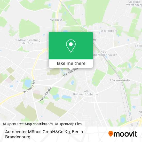 Карта Autocenter Möbus GmbH&Co.Kg