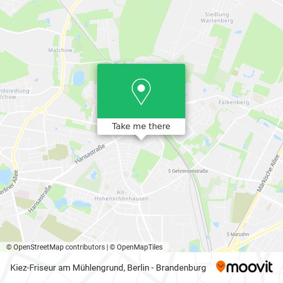 Kiez-Friseur am Mühlengrund map