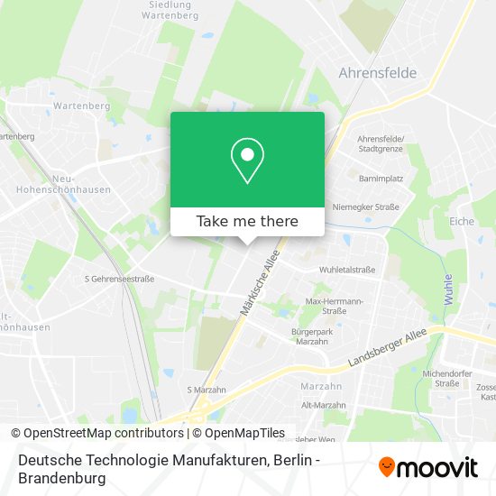 Deutsche Technologie Manufakturen map